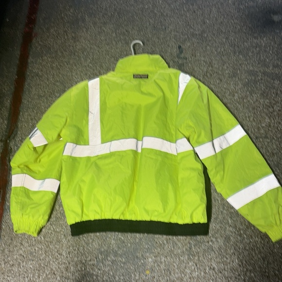 Body Guard Safety Gear Heavyweight Yellow Reflective Warm Jacket - Picture 7 of 9